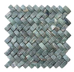 diagonal jade mosaic