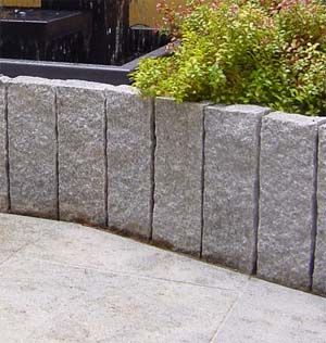 beige granite paving