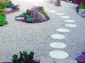 round stepping stone