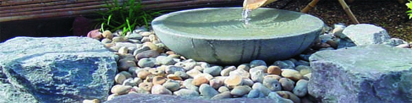 water worn cobbles