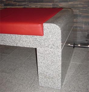 granite seat detail