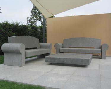 oversize granite sofas
